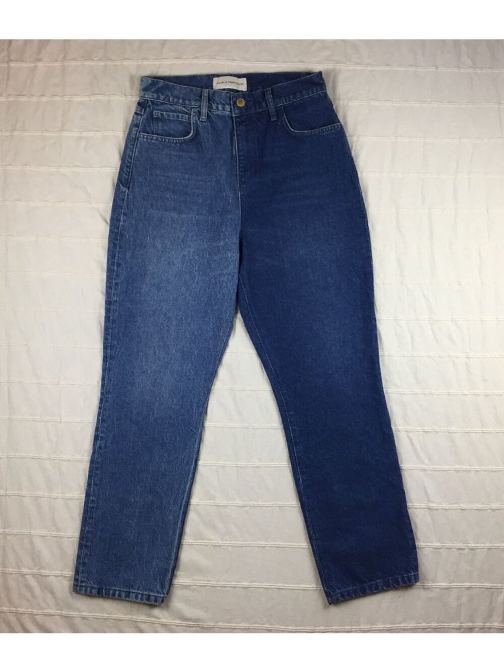 Triarchy X Josephine Skriver Two Tone Jeans Women's Tag Size 30 Actual 28x28